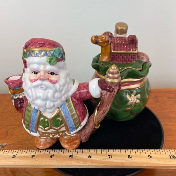 Ceramic creamer and sugar bowl set || Christmas creamer || Christmas sugar bowl - Picture 10 of 14